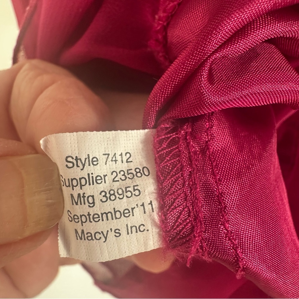 Epic Threads Fuchsia two tone Ruffle Dress - Picture 3 of 6